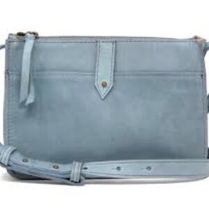 Chaltu ABLE Crossbody Leather Bag in Ice Blue